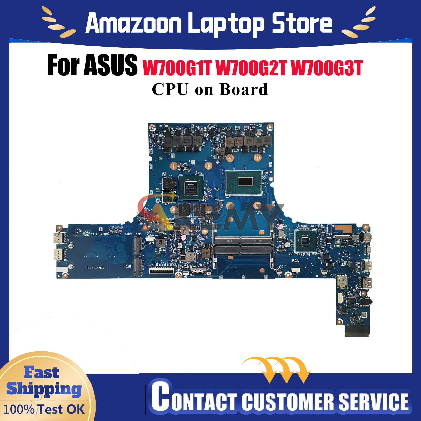 

W700G2T Материнская плата для ноутбука ASUS ProArt W700G1T W700G W700G2T W700G3T Материнская плата для ноутбука с процессором tests ОК быстрая доставка stk