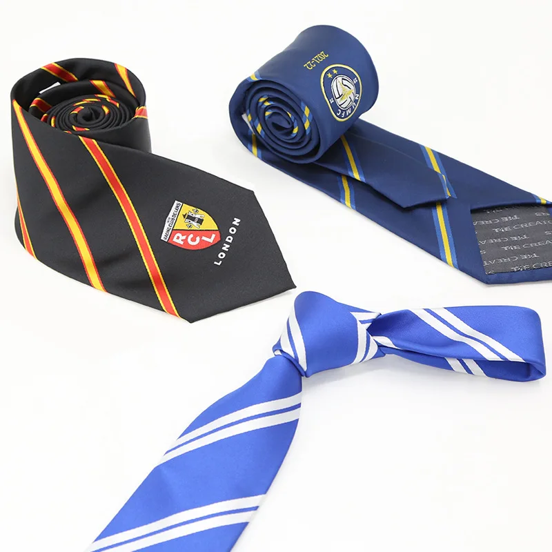 New Fashion and Leisure Trendy Tie Polyester Silk Gentleman Tie Business Arrow Stripe Tie