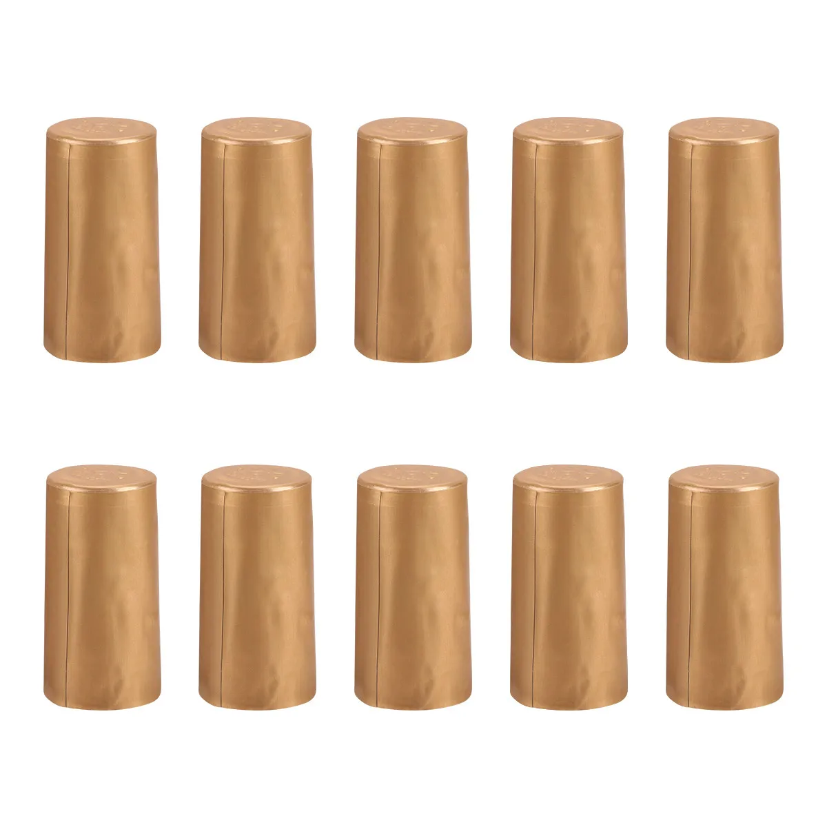 10Pcs Premium Aluminum Wine Bottle Caps Heat Shrink Sealing Caps for Professional Presentation Winery Home Office Bar Wine Shop