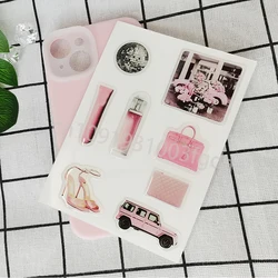 phone case dome epoxy sticker silicon resin ipad label popular decorative crystal gel computer logo jelly cute DlY glass shapes