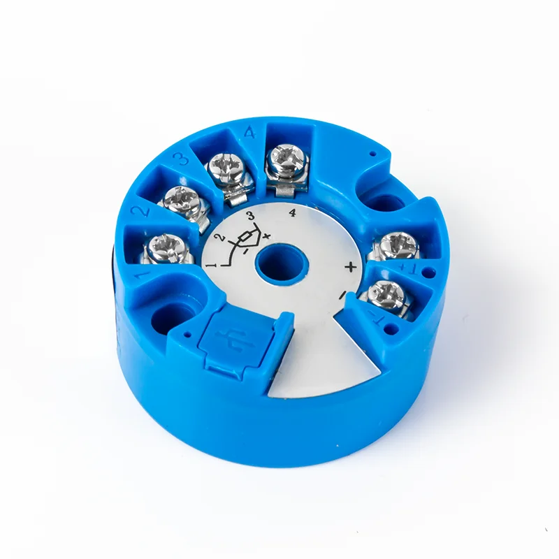 Módulo de temperatura inteligente PT100, transmisor de temperatura de respuesta rápida, 4-20mA a 0-10V, módulo de temperatura DC 24V de alta precisión