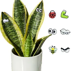 1pcs Cute Plant Magnets Eyes For Potted Plants Decoration Indoor Plant Accessories Plant Lovers Supplies Safety Pin Jewelry