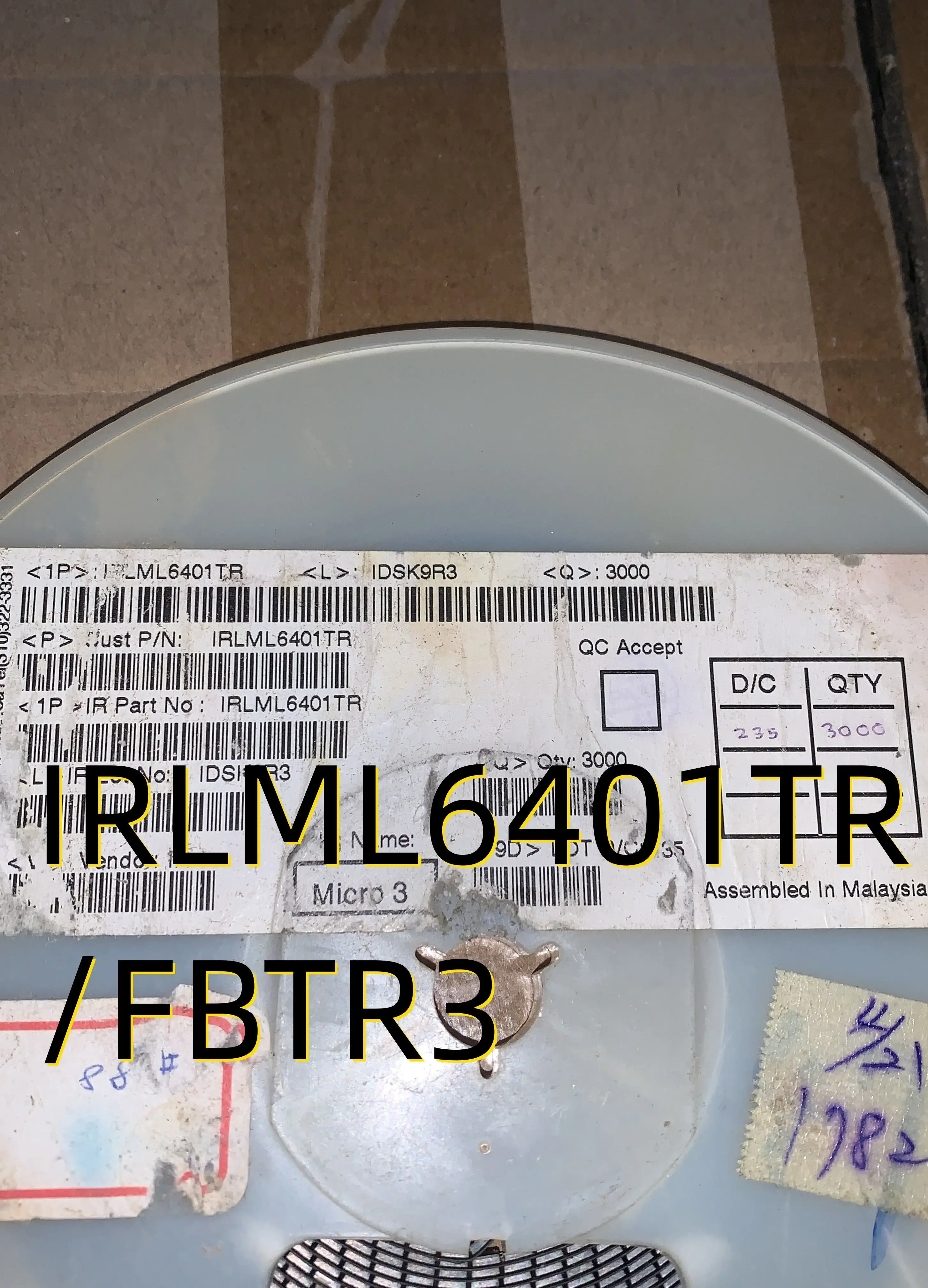 

10pcs IRLML6401TR /FBTR3