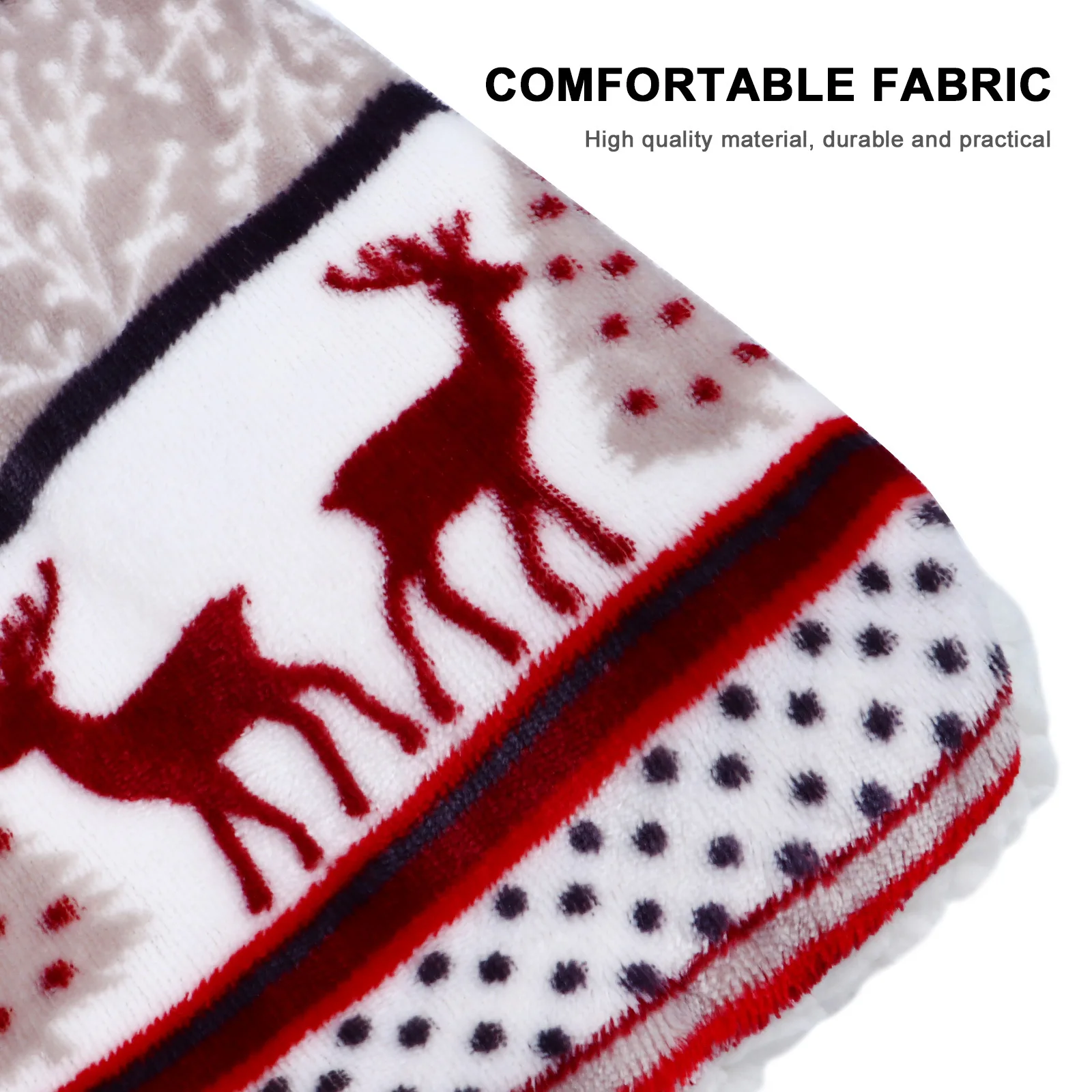 

Pet Christmas Blanket Heavy Duty Warm Mat for Dog Cat Use Weather Resistant Portable Resting Pad Bed Pet Blanket