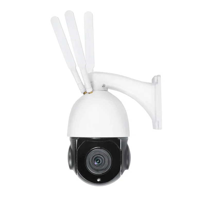Telecamera PTZ 4G da esterno 5MP 4K 8MP Zoom 20x Telecamera IP WIFI Telecamera dome a velocità media da 4" 60M IR