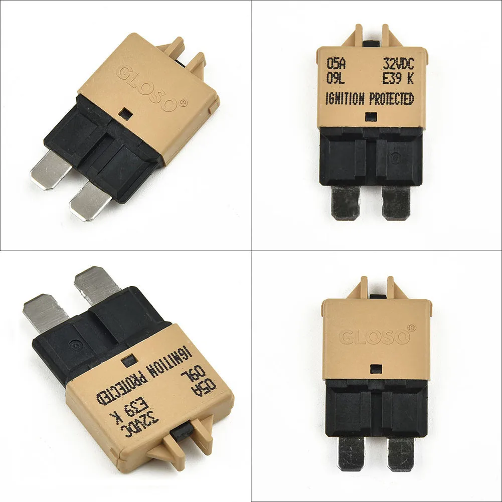 SAE J553 J1171 Compliant Resettable Blade Circuit Breaker 5A to 30A Rated for 12V 24V Automotive Marine Rally Use