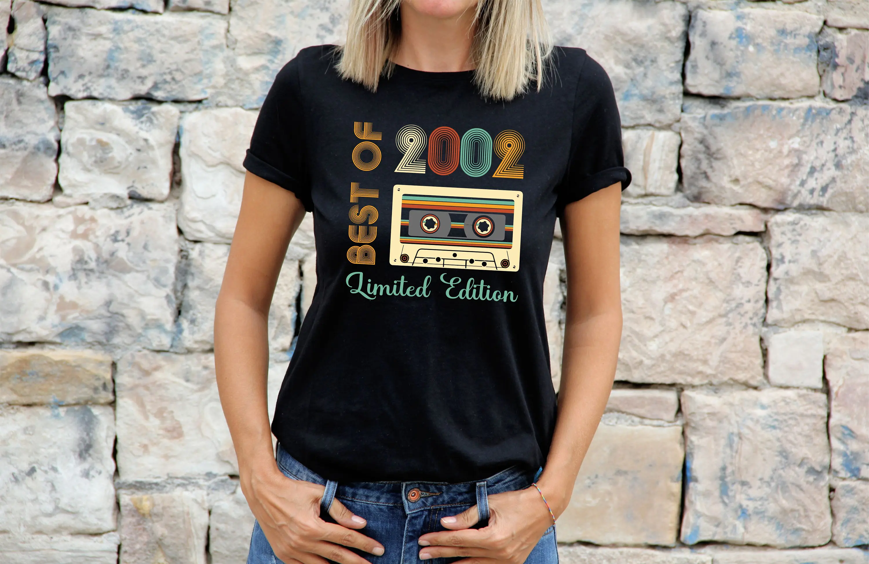 Womens 22Nd Birthday S For Mam T Shirt Present Limited Edition Best Of 2002 22St Her