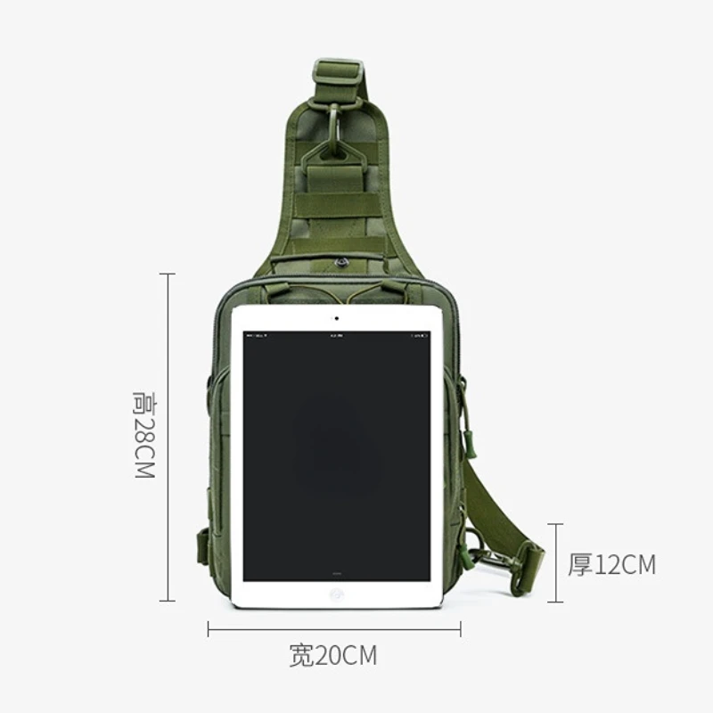 Chikage Спортивная велосипедная Водонепроницаемая тактическая сумка через плечо многофункциональная нагрудная сумка для рыбалки охоты вместительные сумки через плечо