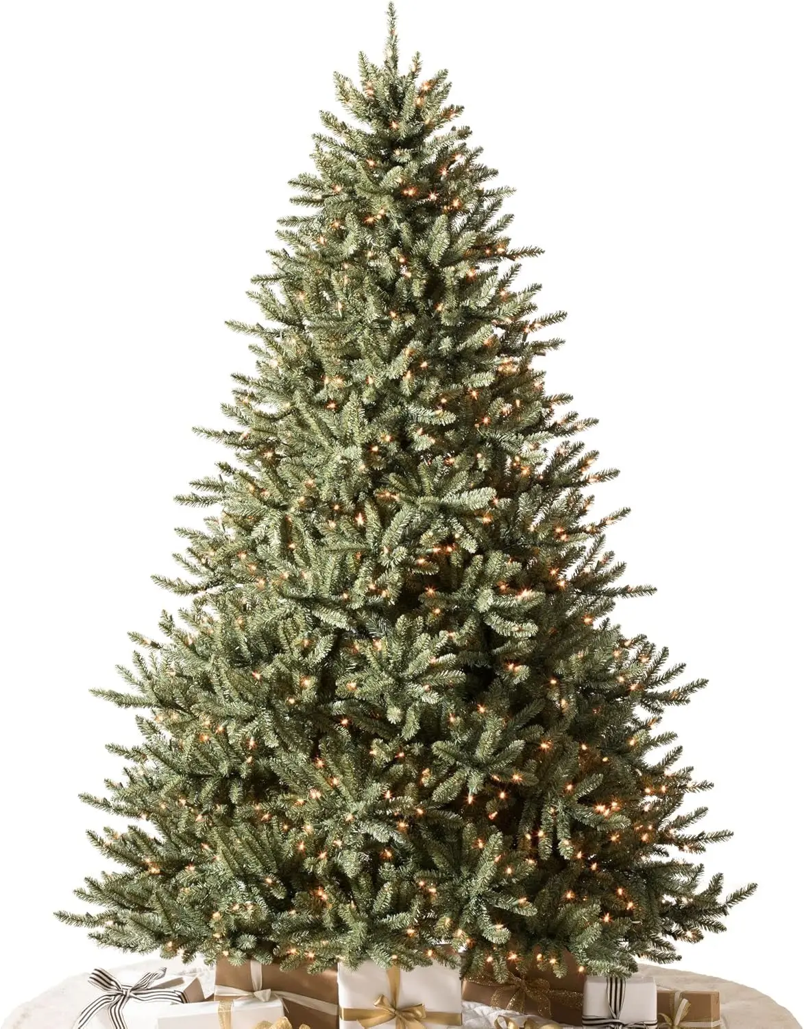 Artificial Christmas Tree  Classic Blue Spruce Equipped with Incandescent Clear Lights  Easy Storage & Assembly