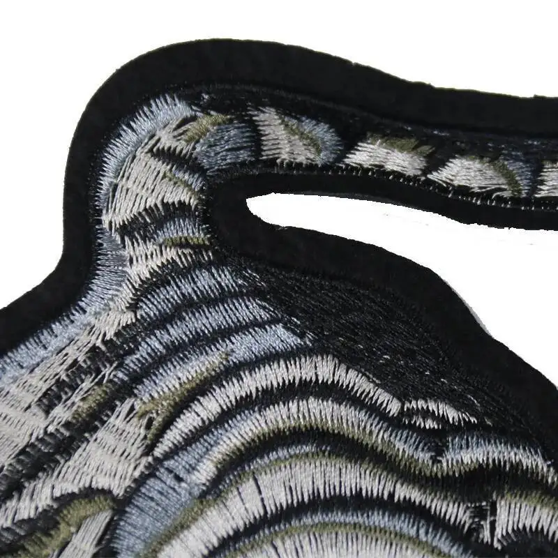 توبا الحيوان جنوب الصين النمر التطريز يزين الحديد على بقع للأطفال ملصقات الملابس شارات الحيوانات لطيف Parches #4