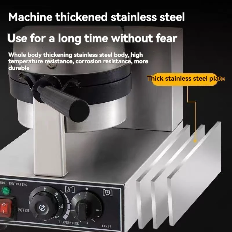 الكهربائية رئيس واحد الآيس كريم الهراء Maker1200W UFO برغر بانيني الصحافة صانع الساندوتشات الصف التجاري آلة الطبخ همبرغر