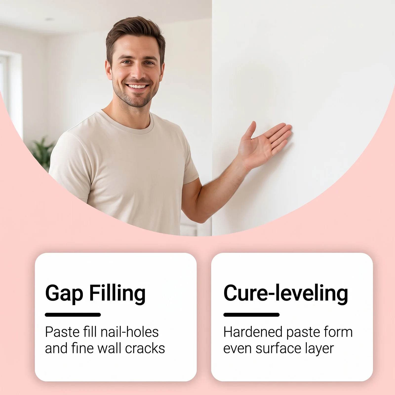 Wall Repair Paste 100g Color Repair Scuff Scratch Cover Antibacterial Mildew Resistant Kit Use Small Roller Brush Touch Up Paint