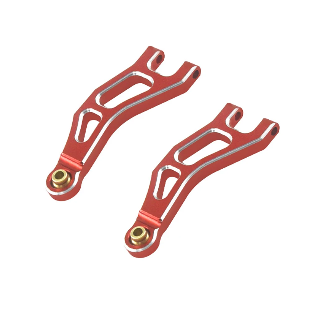 ARRMA 1/18 MOJAVE Aluminum Front Upper Arm Set For ARRMA 1/18 MOJAVE Upgrade Parts 2pcs  Blue silver/Red silver/Black silver