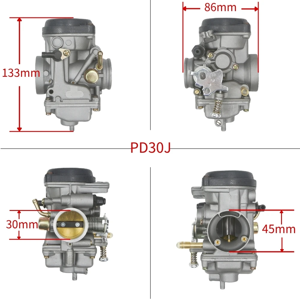 150cc 200cc 250cc 30MM PD30 PD30J JIANSHE QingQi 250 JS GXT 250 QM250GY ATV Quad Motorcycle Carburetor