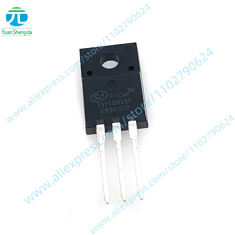 

5 шт. новый оригинальный 10A/650V MOSFET TO-220F SVF10N65F