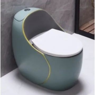 

ZC1 One-piece Ceramic Toilet Siphon Flush Water Saving High Quality Sanitary Ware Toilet Egg Toilet Colorful Powerful Flush