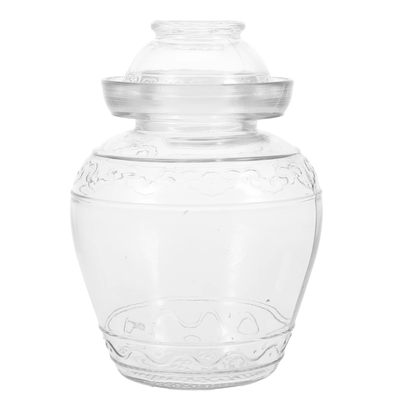 

Thickened Glass Pickle Jar Large Capacity Kitchen Food Storage Container Bpa Free Safe Sealed Jar for Long Term Use