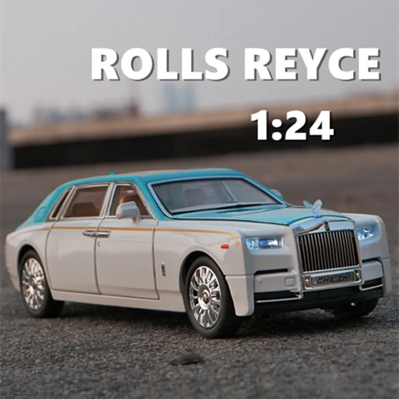 

1:24 Rolls Royce Phantom Mansory Alloy Car Diecasts & Toy Vehicles Car Model Sound and light Pull back Car Toys Gifts