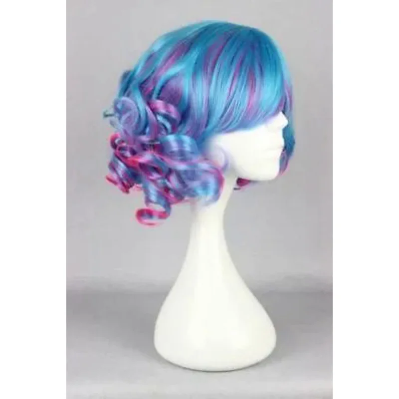 short Long Curly Harajuku Anime Cosplay Party Wig