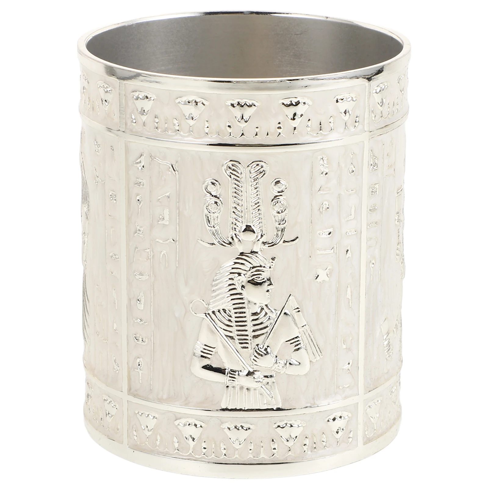

Office Egyptian Idol Pencil Holder Cup Container Zinc Alloy Decorative for Desk