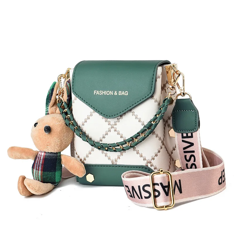 Cute Mini Quality Selected Women's Shoulder Crossbody Bag, Mobile Phone Change Storage Small Square Bag