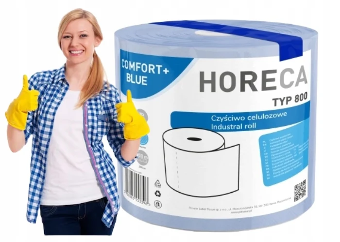 Papierreiniger blauw type 800/18 200m
