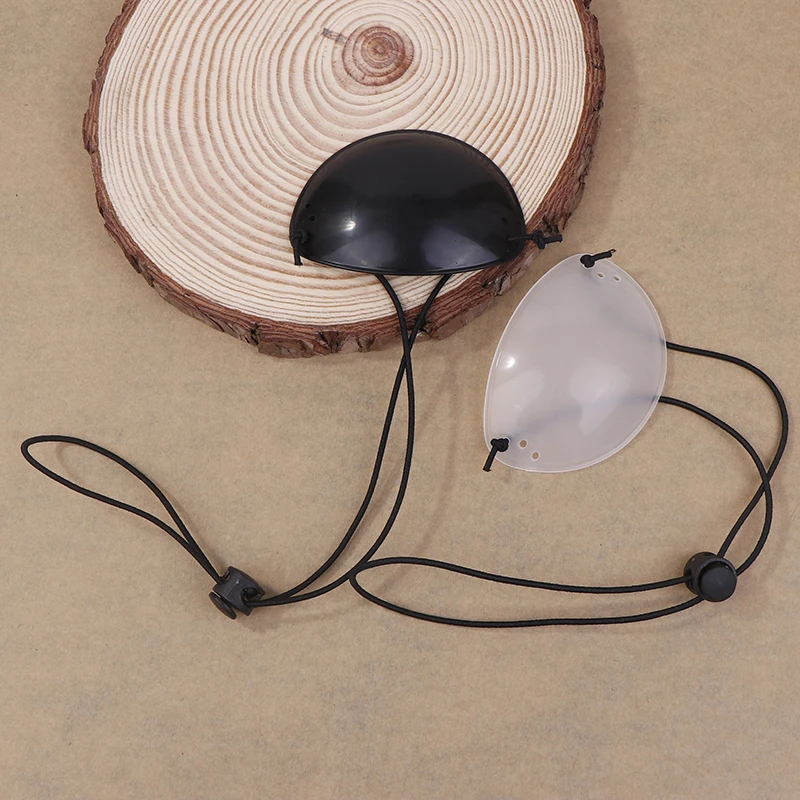 Полупрозрачный черный защитный коректор одного глаза, детский монокуляр, пластырь для глаз, амблиопия, повязка на глаза, кость одного глаза