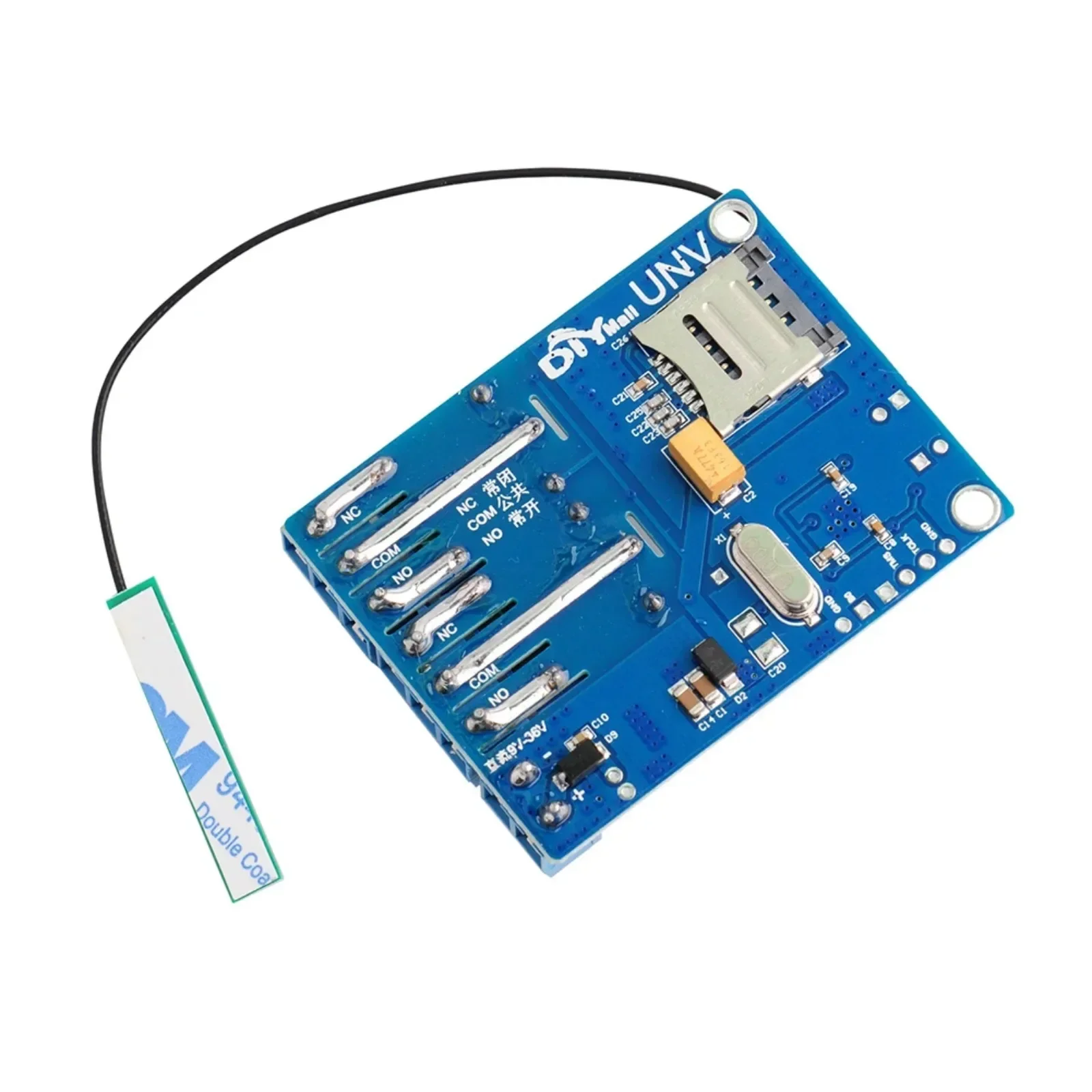 2-Channel GSM SMS Remote Control Switch for Water Pump/Server Reboot Industrial Grade Dual Relay Module with SIM Card Slot