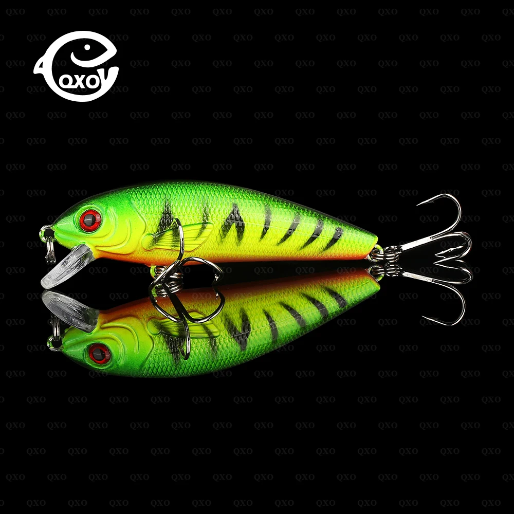 QXO Minnow Lure River Sea Bait Squid Jigs Crankbait Hard Tinsel Goods For Fishing Shad Spinner Small Fishes Wobbler