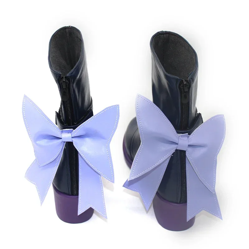 Shirogane Noel Cosplay Schuhe PU Leder Schuhe Halloween Karneval Stiefel Vtuber Cosplay Prop Nach Maß