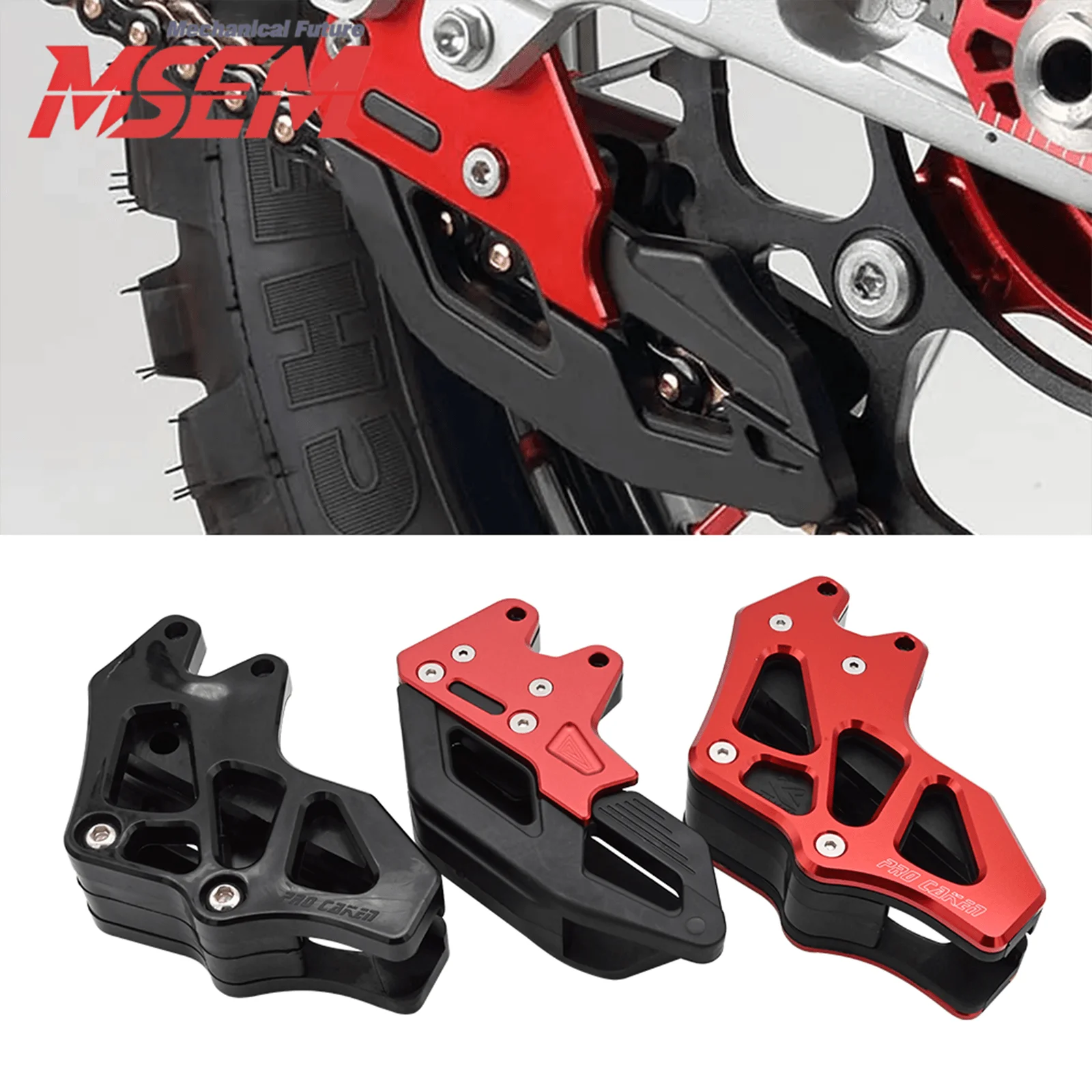 

Универсальный аксессуар для мотоциклов Honda CRF250L, CRF250M, CRF300L RALLY, CRF230F, CRF250F: Защитный кожух цепи из алюминия с ЧПУ