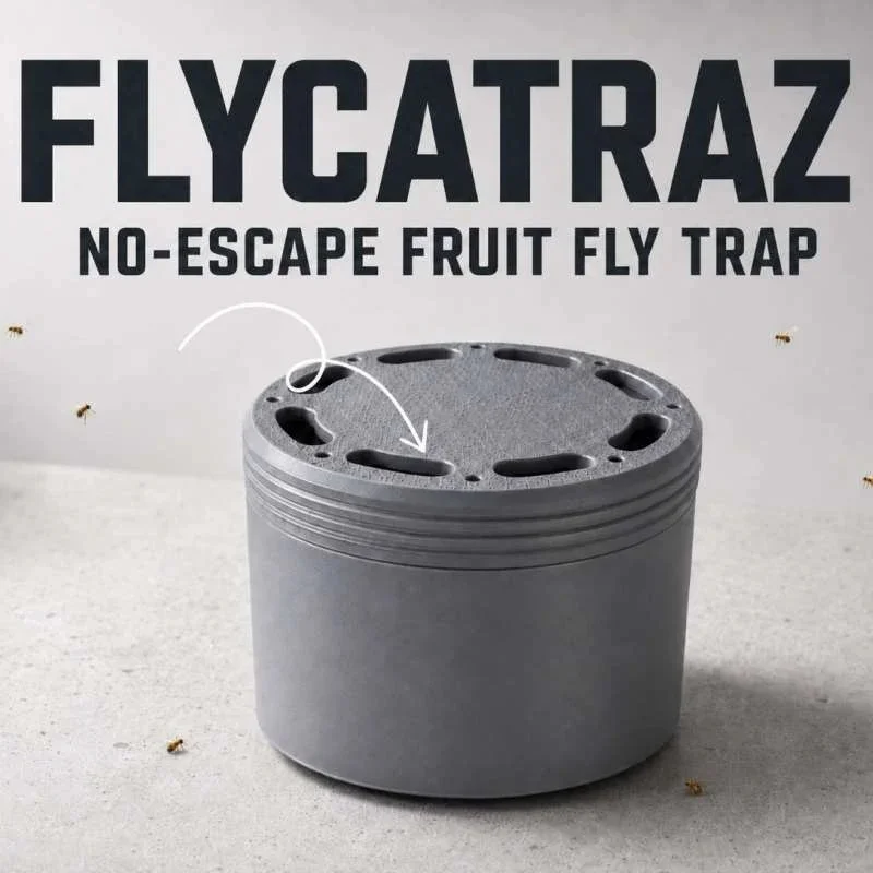 Reusable Fruit Fly Catcher Indoor Gnat Trap Physical Insect Interceptor For Household Pest Control