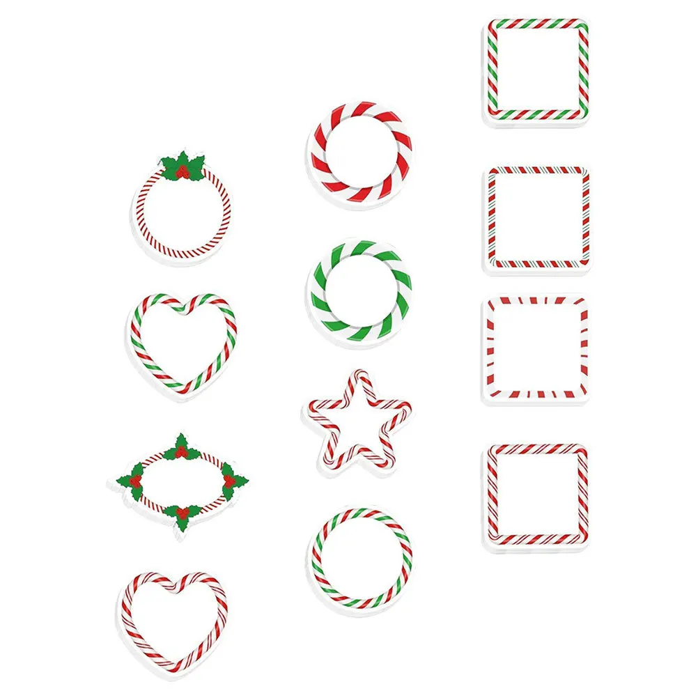 1 set di quaderni adesivi per caramelle natalizie, quaderni autoadesivi rimovibili per appunti natalizi, album scolastico per ufficio