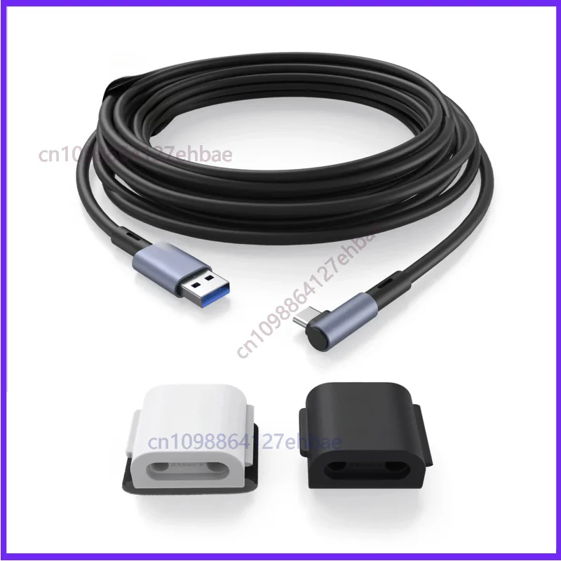 

XA + KKIWI дизайн USB3.0 к кабелю Type C Link для Quest 3/Quest 3S/Quest 2/Pico 4, аксессуары, кабель USB C длиной 16 футов/5 м