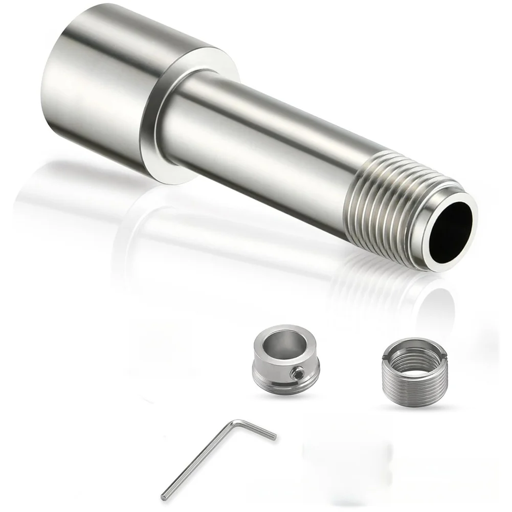 Stainless Steel Bathtub Spout Adapter Engineered for Durability with For 3/4 IPS and 1/2 Inch Thread Compatibility