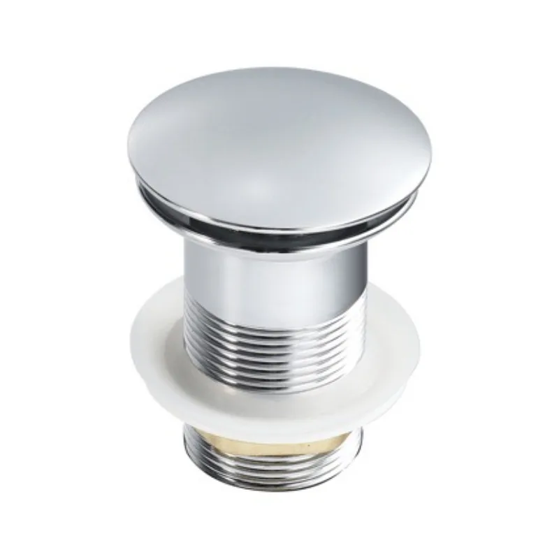 Stainless Steel Pop Up Sink Drain 42mm With Overflow Hole 1 1/4 Drain Basin Drainage Fitting