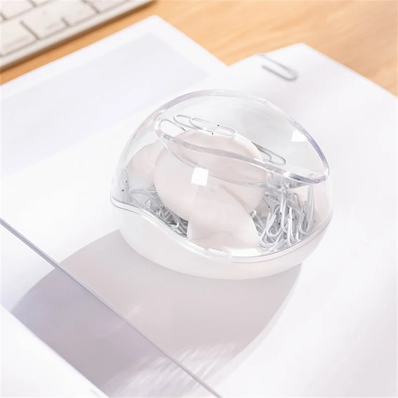 Scatola portaoggetti per graffette con supporto per graffette magnetiche Dispenser per segnalibri forniture per ufficio per la scuola di casa