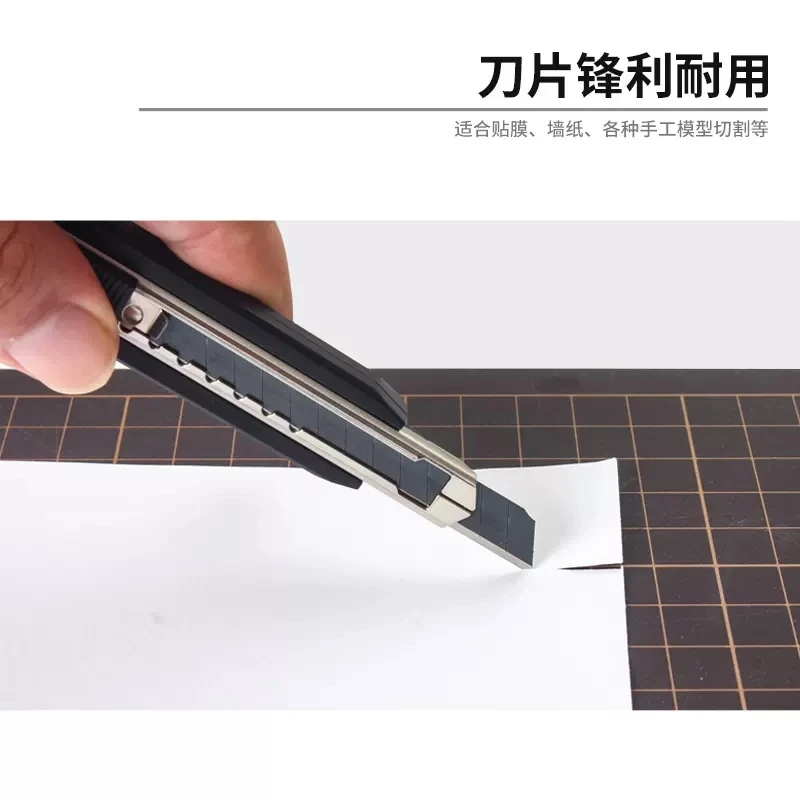 Original Olfa LTD-04 9mm knife, sharp cutting, Utility Knife Carbon Steel ，can hold 5 9mm blades, Retractable Box Cutter，Self-Locking Design Cutting