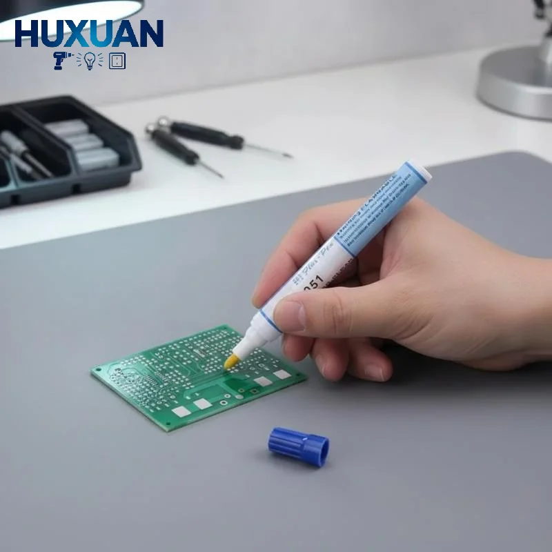 Soldering Flux Pen No Clean FPC PCB Board Welding Repair Tool 1/2 Pcs For Solder Solar Cell Process