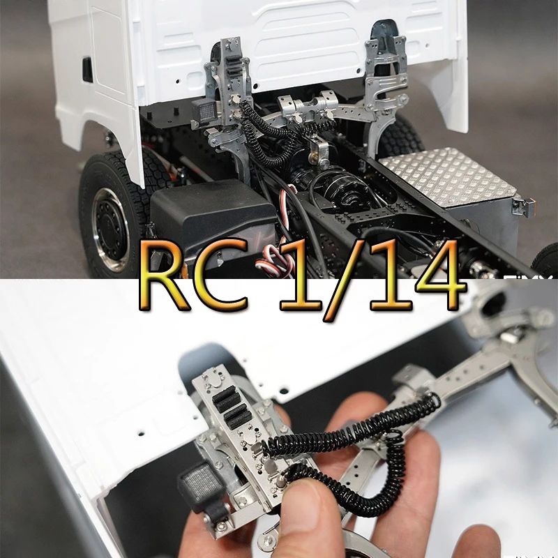 770S RC 1/14 Cab Lock Mechanical Suspension SCALECLUB CTK-770S-2 For Tamiya 1/14 Rc Tractor Truck 770S Series Parts Accessories