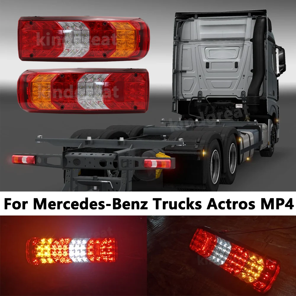 For M-Benz MP4 Actros 24V 30W LED Truck Trailer Tail Light 0035441703 0035440803 Heavy Duty European Truck Body Parts