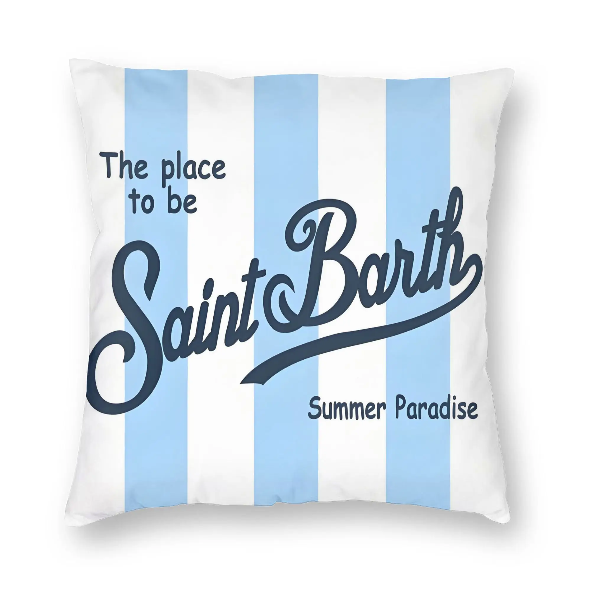 S-saints B-barths Pillow Home Decoration  Luxury Cushion Cover Car Pillowcase