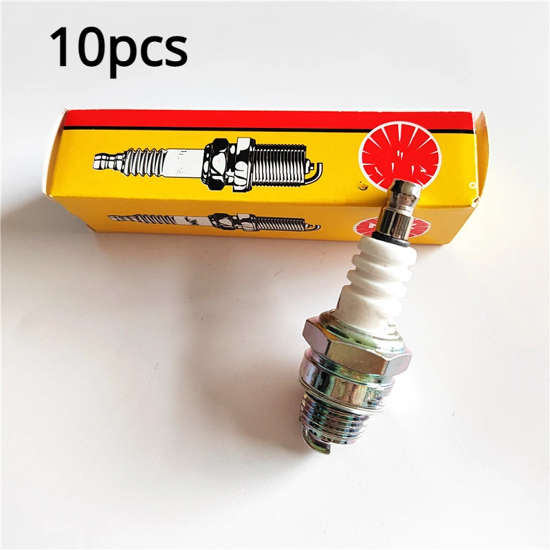 Spark Plug para Motosserra Ngk Bpmr7a Stihl Ms210 Ms230 Ms250 Ms260 Ms261 Ms270 271 se Encaixe Husqvarna Strimmer Cortador de Grama 10 Peças Bm6a