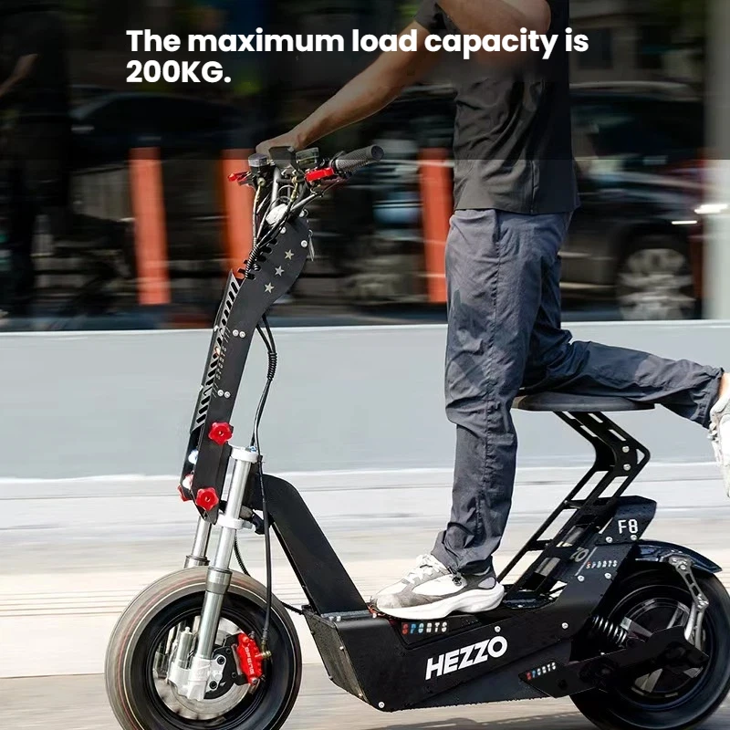 8000W Electric Scooter 95km/h Max Speed 130km Range Foldable Waterproof Electronic& Remote Smart C&Features E-Scooter
