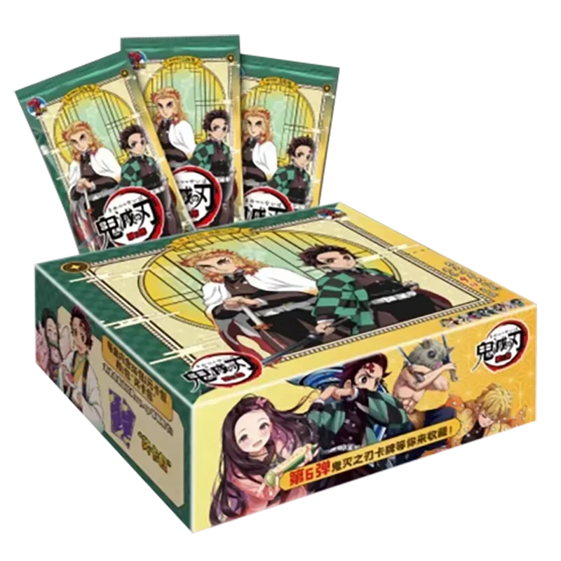 Anime Demon Slayer Card Box SSP Flash Gold Rare Cards Kamado Tanjirou Nezuko Anime Peripheral New Spot Goods Kimetsu No Yaiba