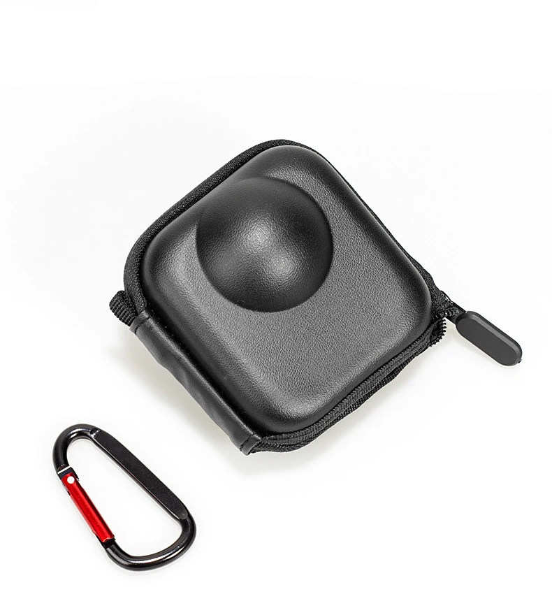 For Gopro Max 2 Accessories Case Mini Bag Collection Housing Protective EVA Portable Travel Storage Waterproof Half Zip + Lock