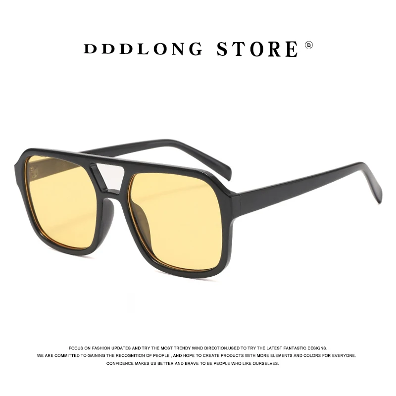 DDDLONG Retro Fashion Punk Sunglasses Women Men Sun Glasses Classic Vintage Goggles UV400 Outdoor Shades D314