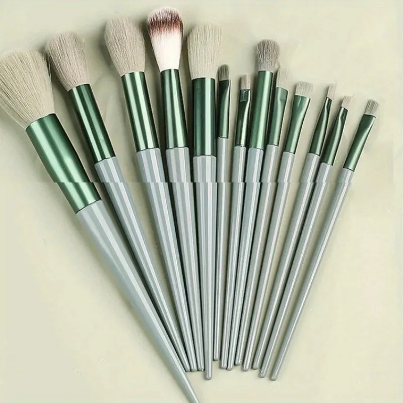 13-teiliges Kosmetikpinsel-Set für Damen – Vollgesichts-Make-up-Werkzeuge mit weichem Mischen und Puderpinseln