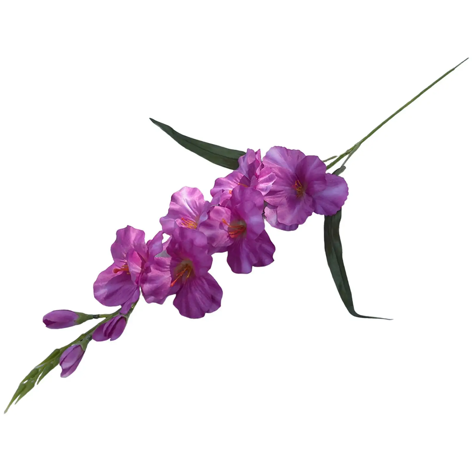 Artificial Gladiolus Flower Ornament Flower Arrangement Wedding Gladiolus Flower for Living Room Home Anniversary Decor