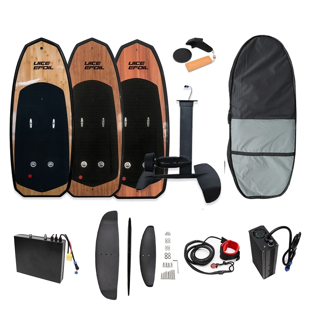 Surf Hydrofoil Luxury Remote Bluetooth Control Board Surfing Foiling Surfboard Carbon Black Jets Efoil for water sport